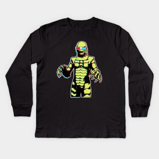 3D Creature Kids Long Sleeve T-Shirt